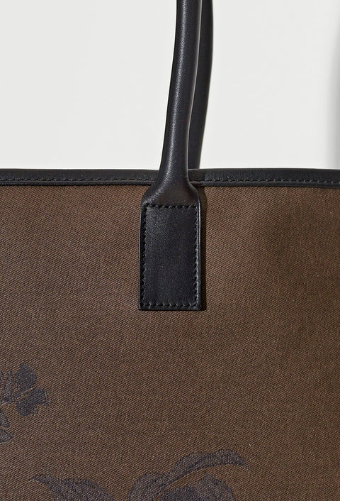 Le Jacquard Français, Perchoir Marron Shoulder Bag (vide)
