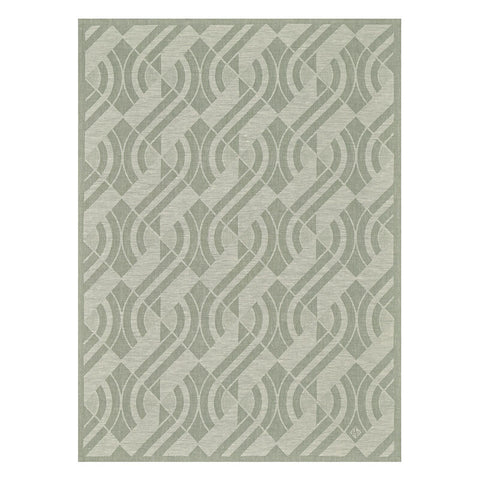 Le Jacquard Français, Neo Green Crystal Towel, 24x31, 100% Linen