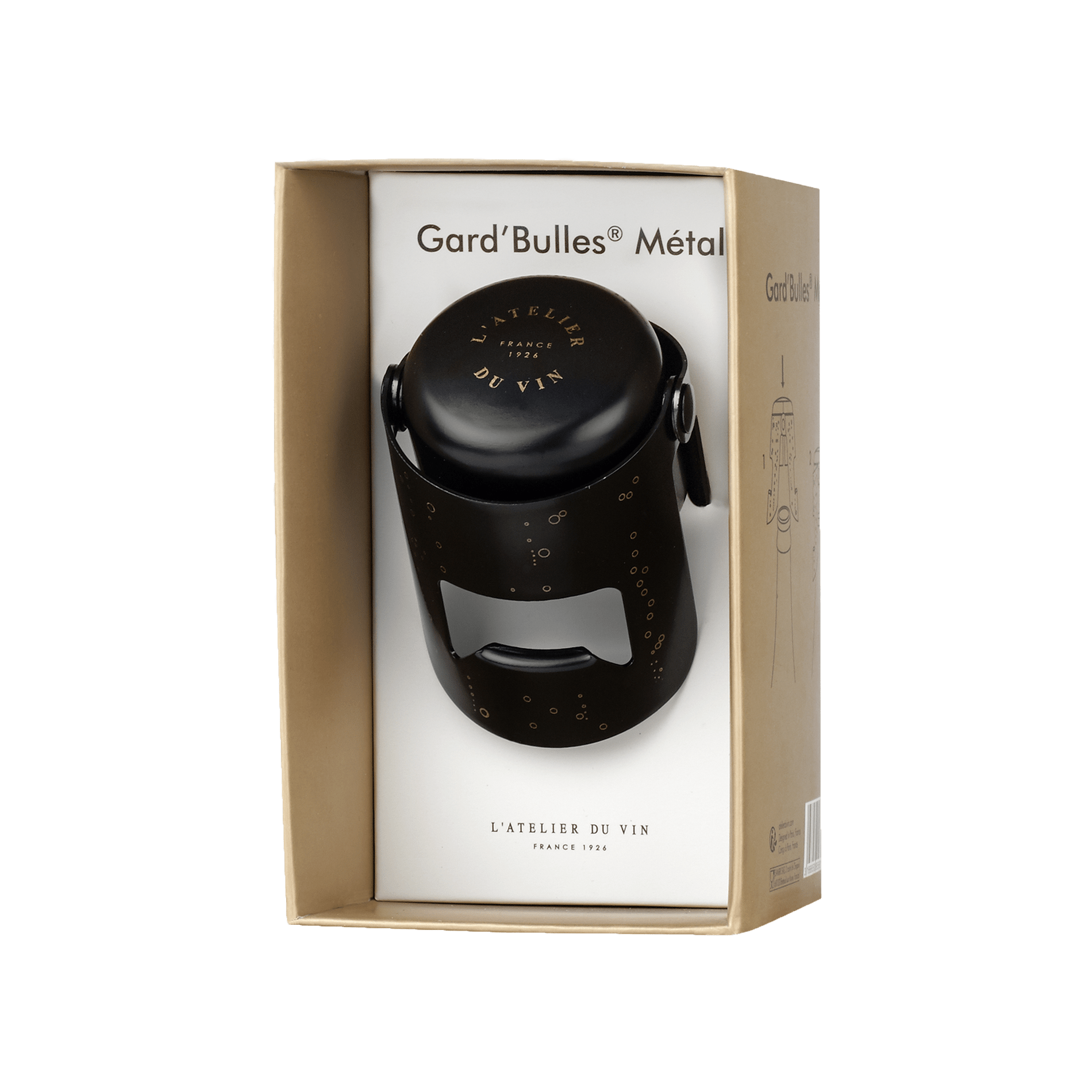 L' Atelier Du Vin The Gard'Bulles Stopper Metal