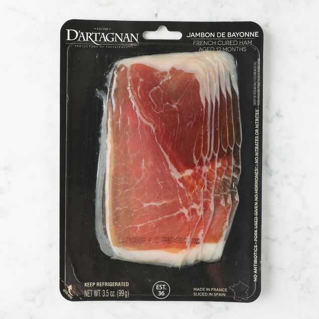 D'Artagnan, Jambon De Bayonne, 3.5oz Sliced