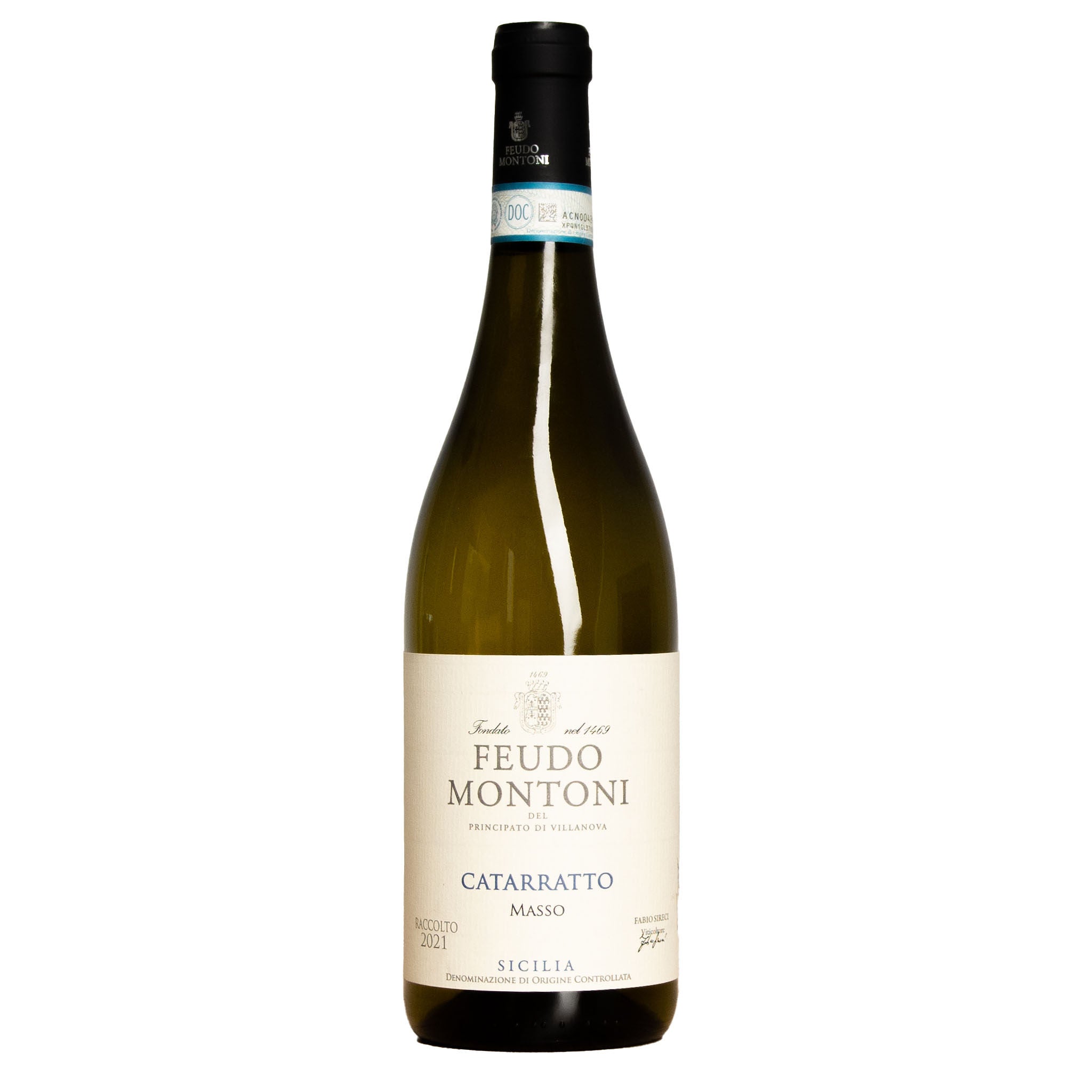 2021 Feudo Montoni Catarratto "Vigna del Masso," Sicily, Italy